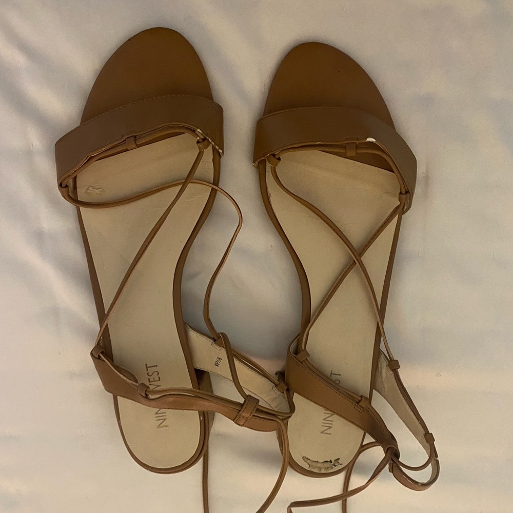 Lace up sandals